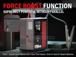 High Quality Heavy Duty Jump Starter With Led Display and Tire Pump
