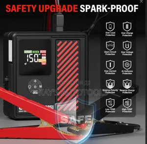 High Quality Heavy Duty Jump Starter With Led Display and Tire Pump