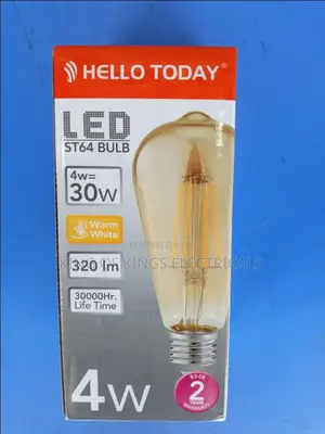 Led St64 Bulb(Warm and White Color,4w)