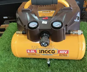 6l 120psi Lithium-ion Air Compressor With 8pcs Accessories - Cacli2003