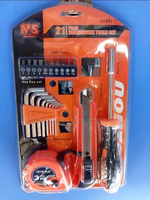 21 Piece Homeowner Tools Set.