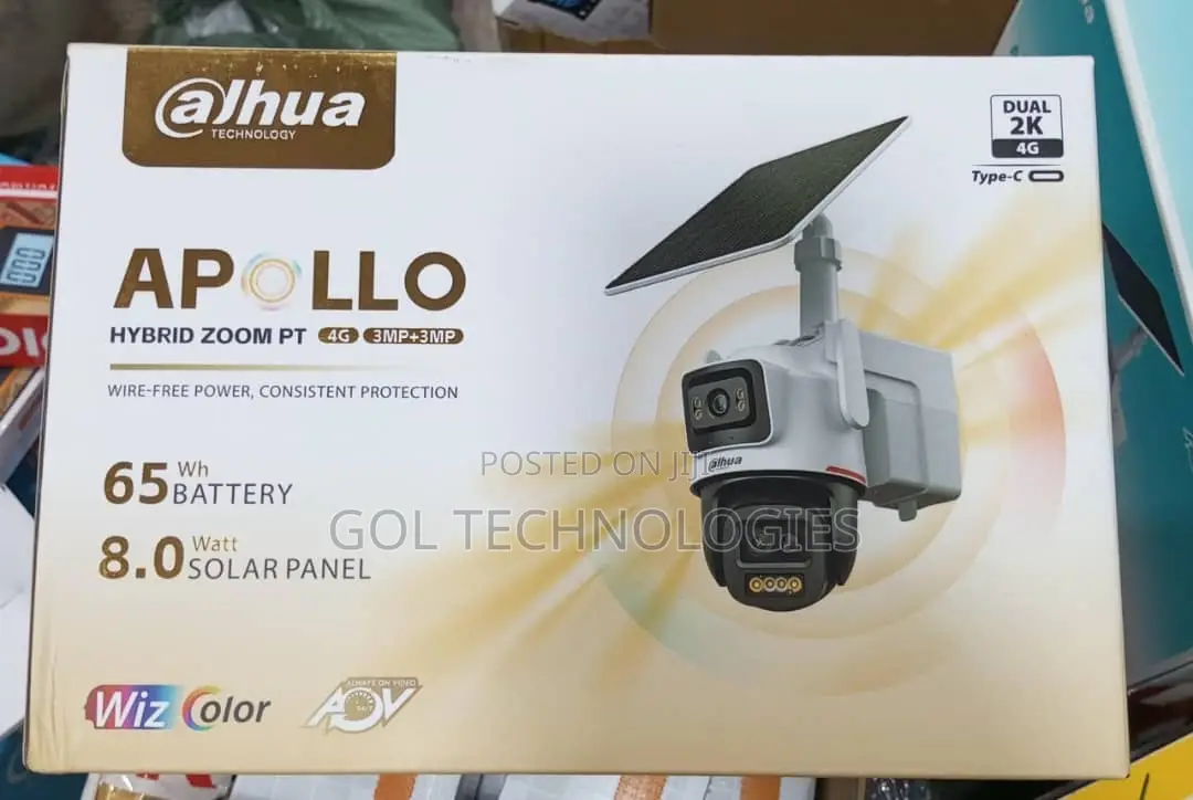 Dahua Solar Camera Ipc-Pts2649c-3e3z-4gb20 3+3mp Wizcolor Hybrid-Zoom