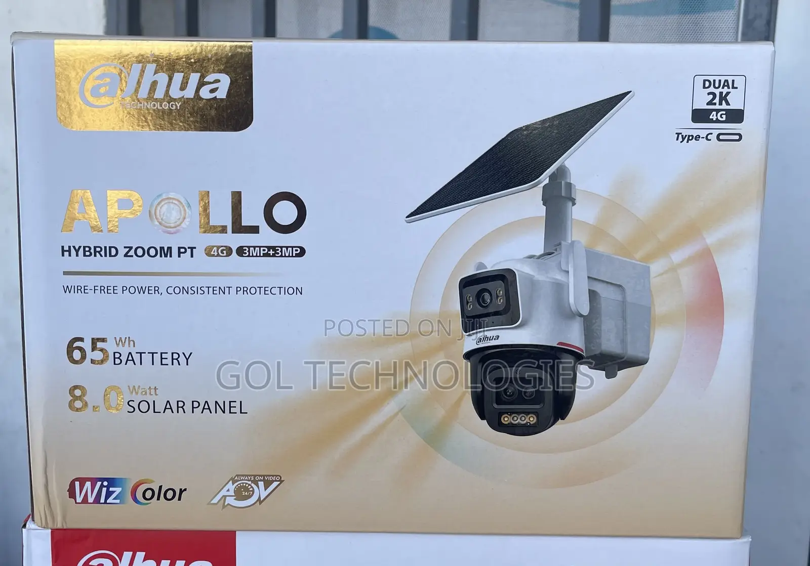 Dahua Solar Camera Ipc-Pts2649c-3e3z-4gb20 3+3mp Wizcolor Hybrid-Zoom