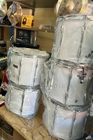 Premier 6 Pcs Parade / Marching Drum Set - White