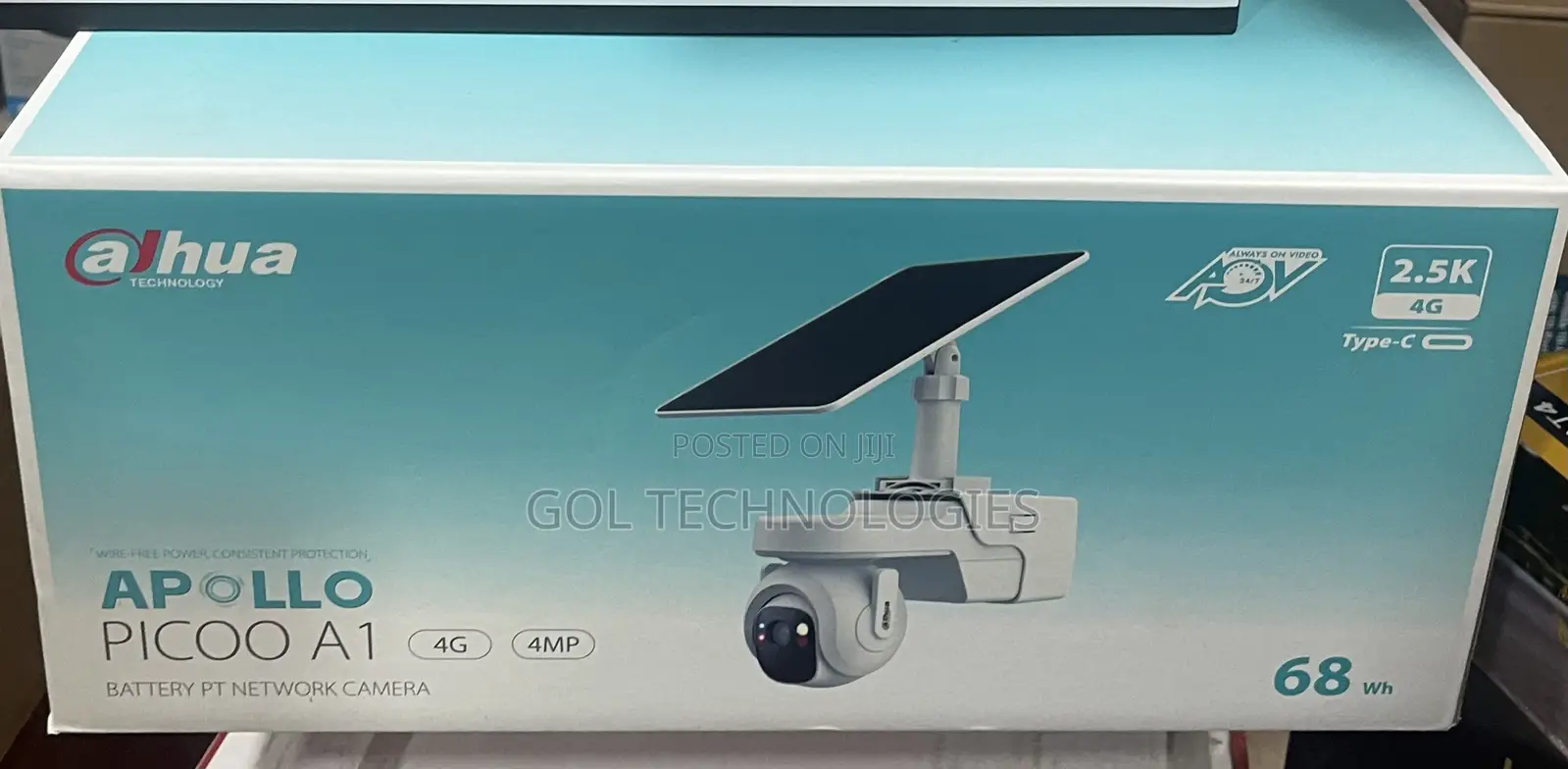 Dahua 4g Solar Camera Kit/Bp4a-4g/M0508 4mp 4g Pan Tilt Network Cam