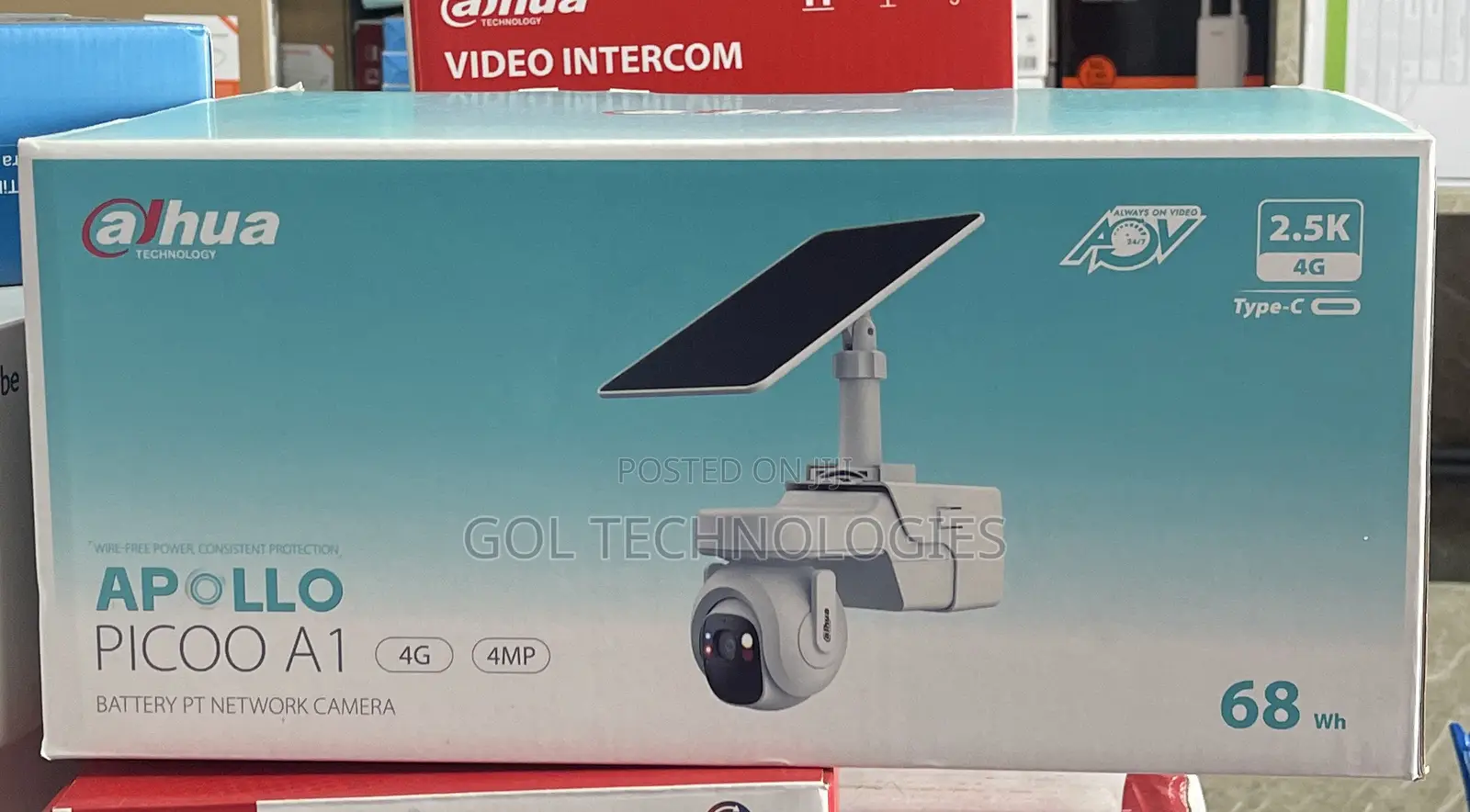 Dahua 4g Solar Camera Kit/Bp4a-4g/M0508 4mp 4g Pan Tilt Network Cam