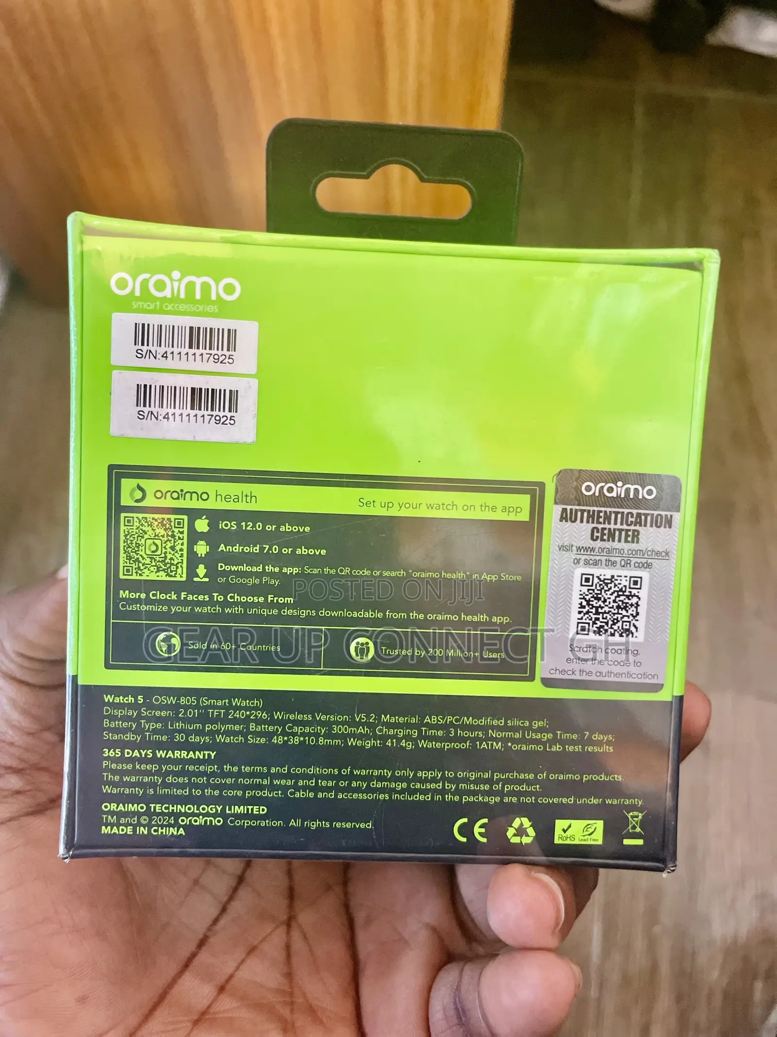 Oraimo Watch 5 Premium Smart Watch