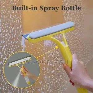 Multi-Function Glass Cleaning Wiper With Built-in Spray