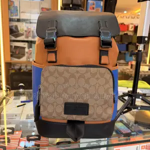 Coach Leather Backpack