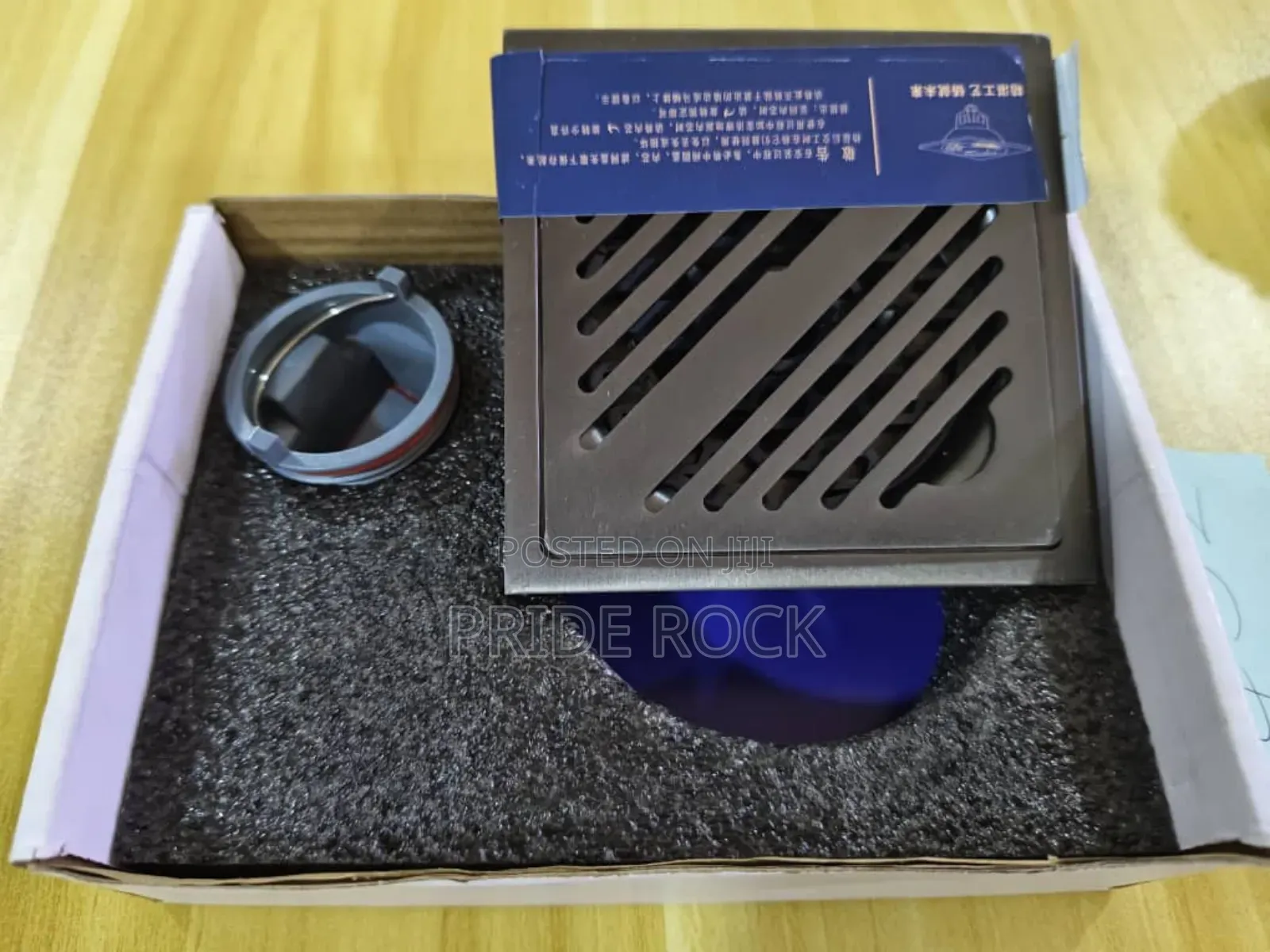 Metal Floor Drain, Matt Black, Chrome Available