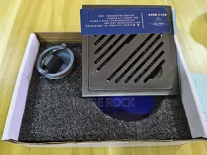 Metal Floor Drain, Matt Black, Chrome Available