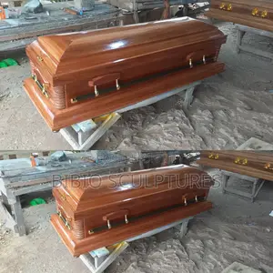Lustrous Amber-Brown Casket