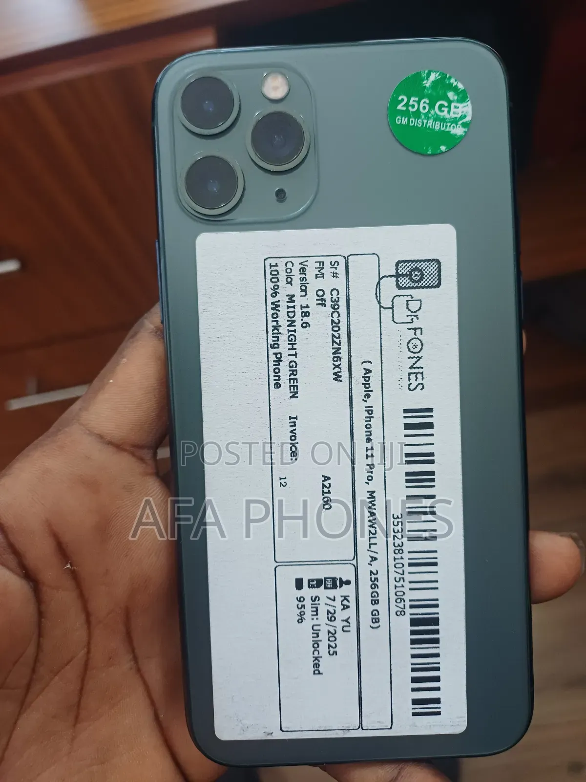 Apple iPhone 11 Pro 256 GB Green