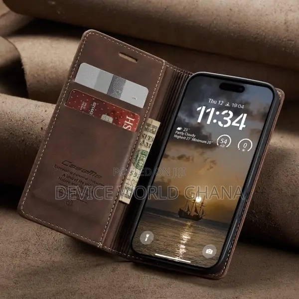 Case Me Leather Flip Case for iPhone 17promax 17pro 17 17air