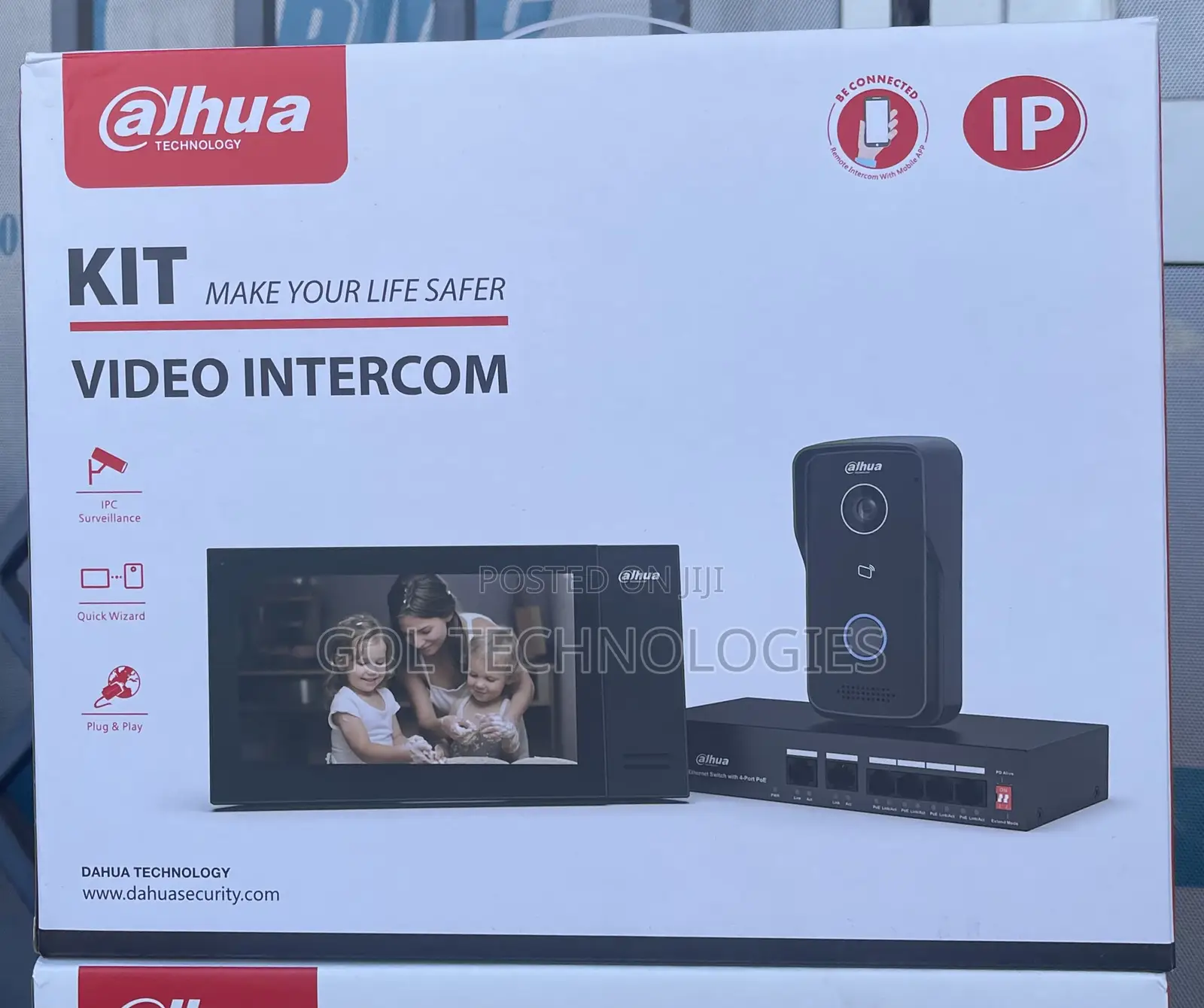 Dahua Ip Video Intercom Dhi-Ktp02 Villa Door Station Indoor Monitor