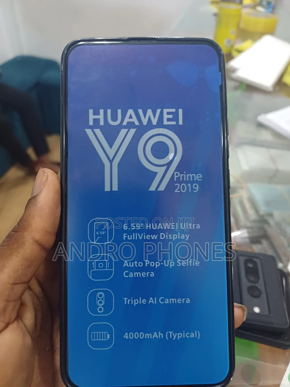 New Huawei Y9 Prime 2019 128 GB Black