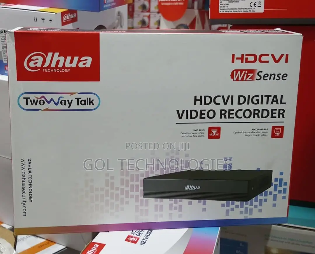 4 Ch Dahua DVR With Two Way Talk or Audio 2.0 Mp Wizsense