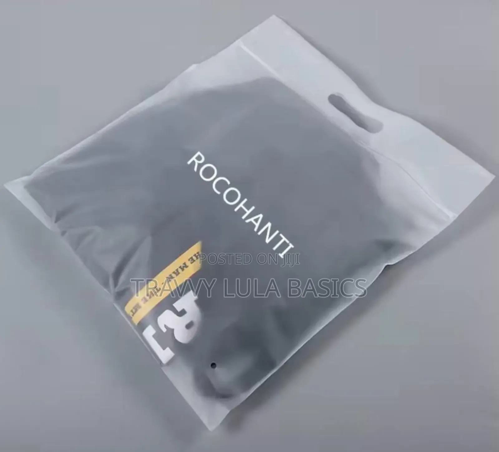 New Frosted Ziplock Bags With Handle-50pcs