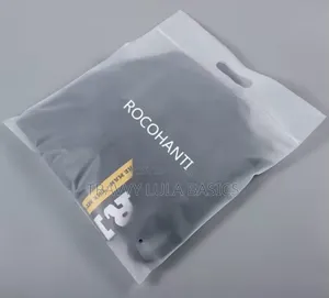 New Frosted Ziplock Bags With Handle-50pcs