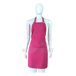 Plain Pink Apron
