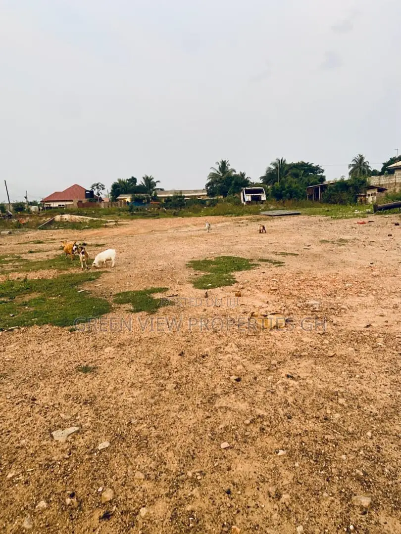 Land for Sale Kasoa Krispo to Obolo Estate, Just by the Roadside.