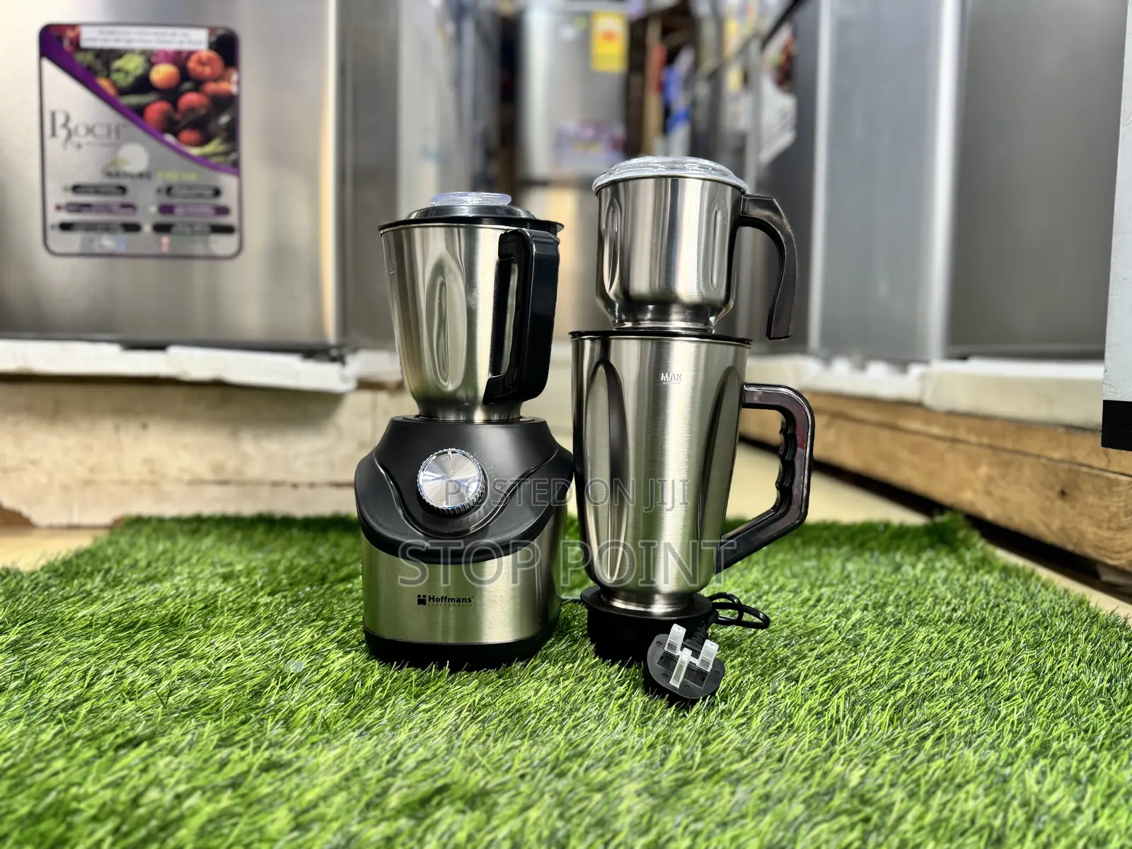 Hoffmans Stainless Steel Blender and Ice Crusher