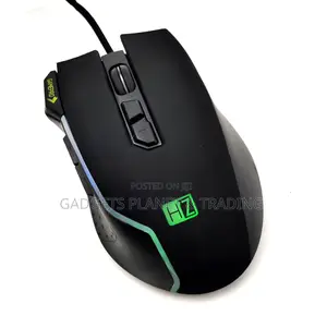 Heatz RGB Backlight Gaming Wired Usb Mouse Zm54, 4 Levels of 3200 Dpi