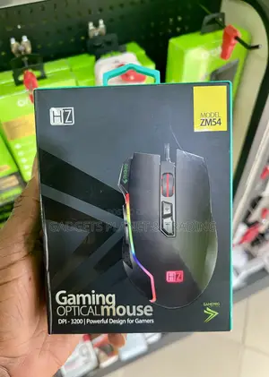 Heatz RGB Backlight Gaming Wired Usb Mouse Zm54, 4 Levels of 3200 Dpi
