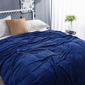 Luxurious Extra Soft Cushioning Stripped Throw Blanket Available