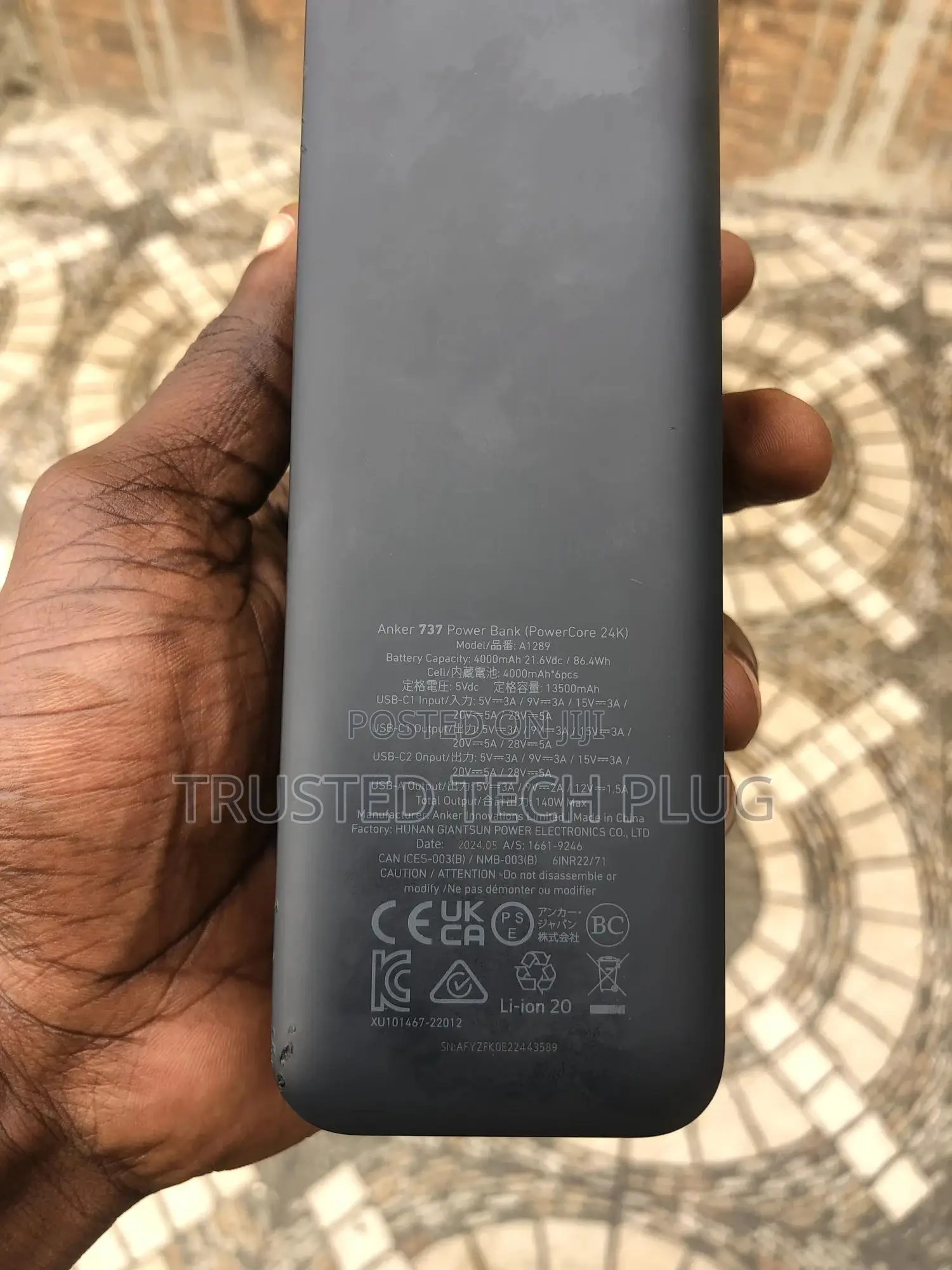 Used Anker Laptop Powerbank With 24,000 Mah From America for Sale