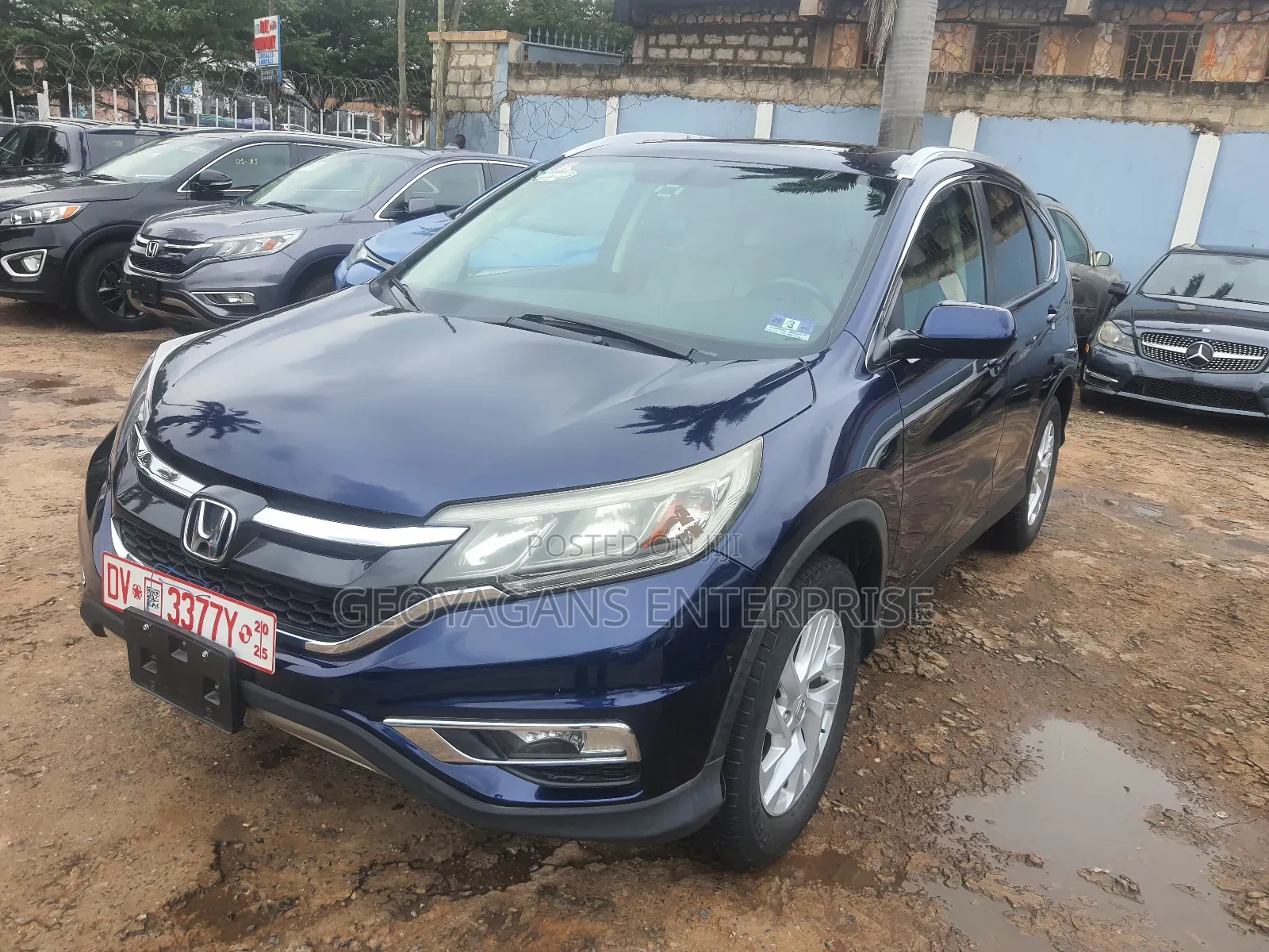 Honda CR-V Touring 4dr SUV AWD (2.4L 4cyl CVT) 2015 Blue