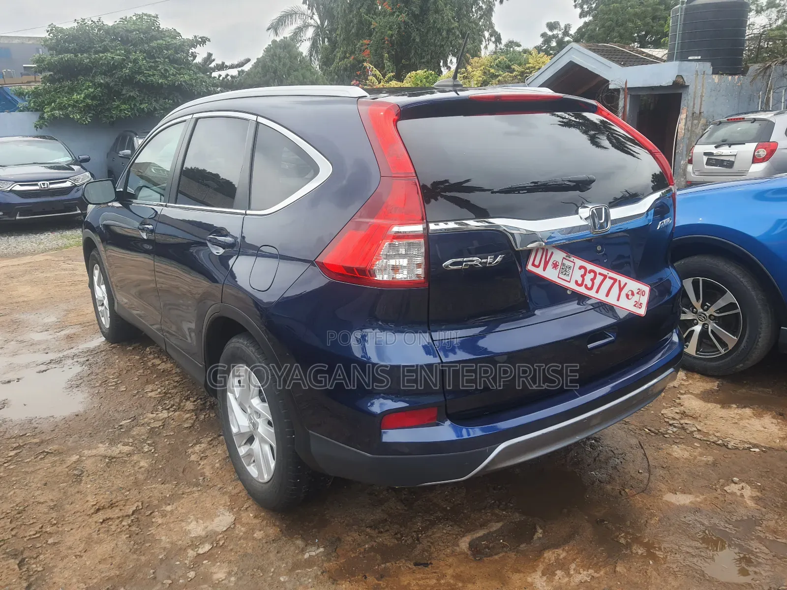 Honda CR-V Touring 4dr SUV AWD (2.4L 4cyl CVT) 2015 Blue