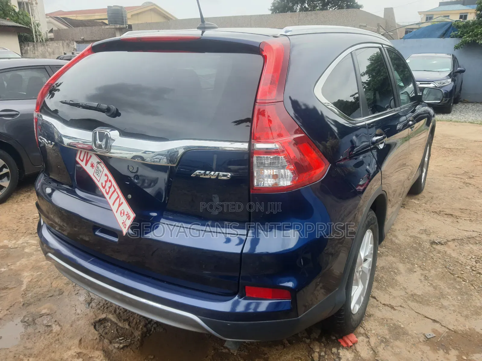 Honda CR-V Touring 4dr SUV AWD (2.4L 4cyl CVT) 2015 Blue