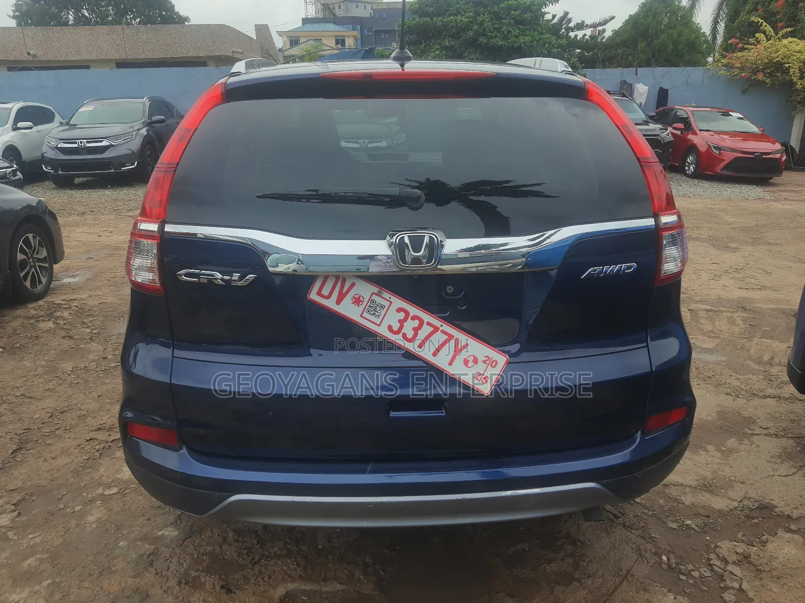 Honda CR-V Touring 4dr SUV AWD (2.4L 4cyl CVT) 2015 Blue