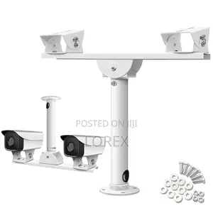 CCTV Camera Dual Mount Bracket Extension Bar Arm T-Shape