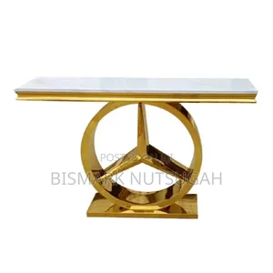 Mercedes-Benz Marble Top Console Table