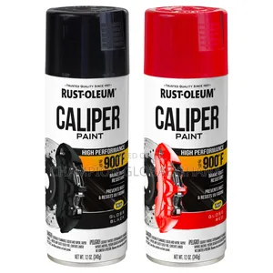 Caliper Paint Red and Black for Cars