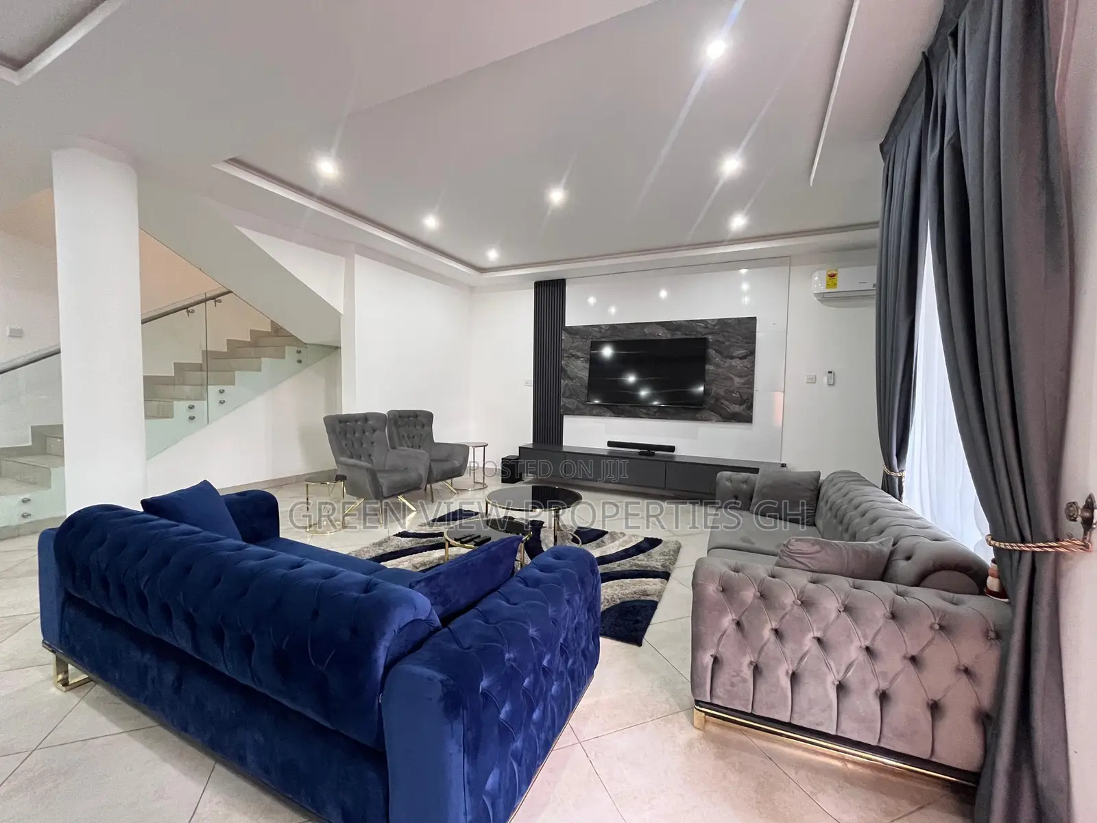 Furnished 4bdrm Duplex in East Legon for rent