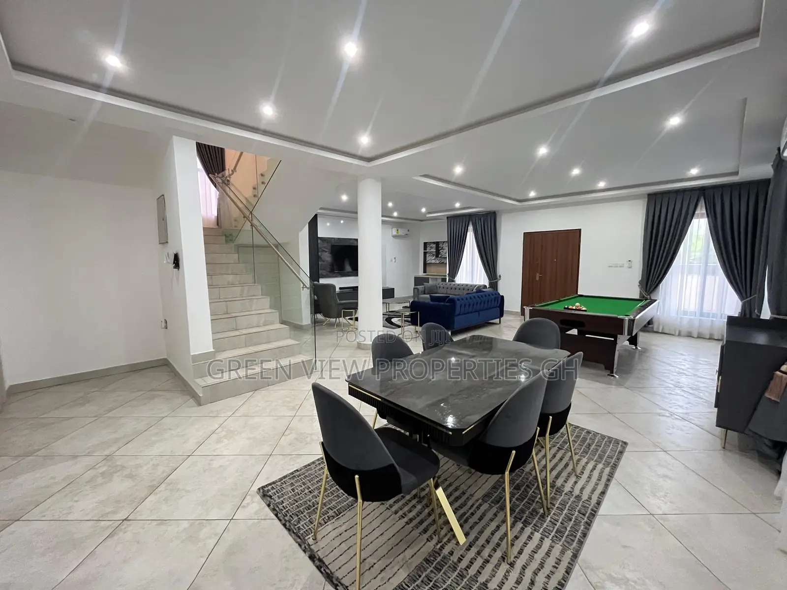 Furnished 4bdrm Duplex in East Legon for rent
