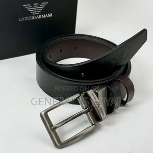 Giorgio Armani Reversible Men’S Leather Belt