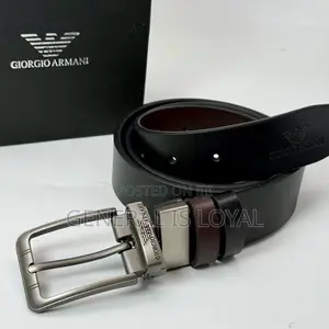 Giorgio Armani Reversible Men’S Leather Belt