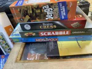 Games (Jenga, Scrabble, Chess and Monopoly)