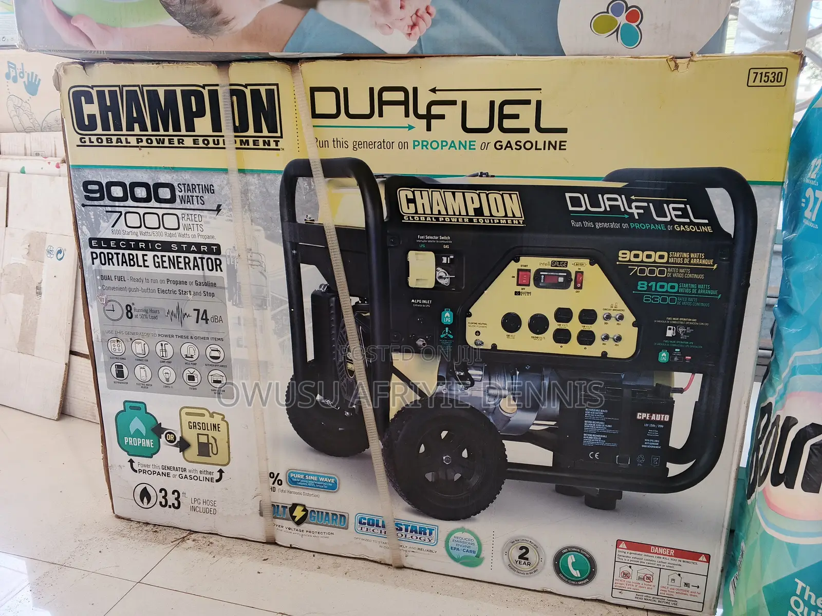 Champion Global Dual Fule Generator - Model: 71530