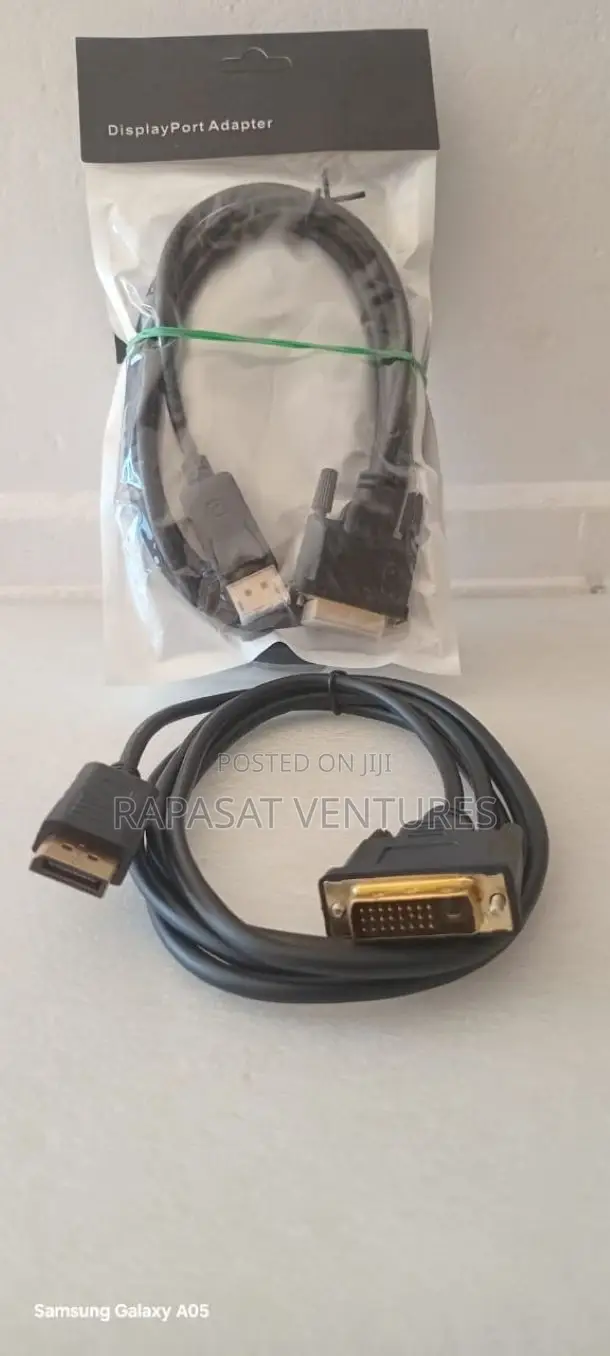Dp Male to Dvi 24+1 Male Cable 1.8m