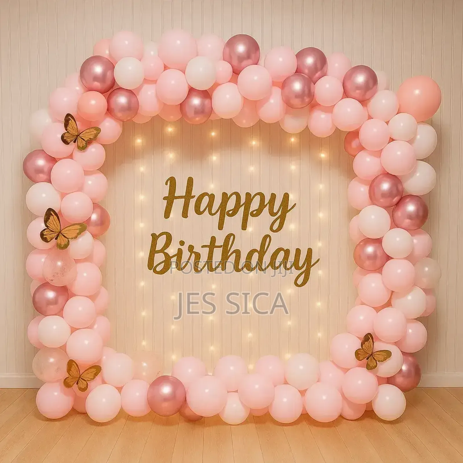 Balloon Decorations Backdrop