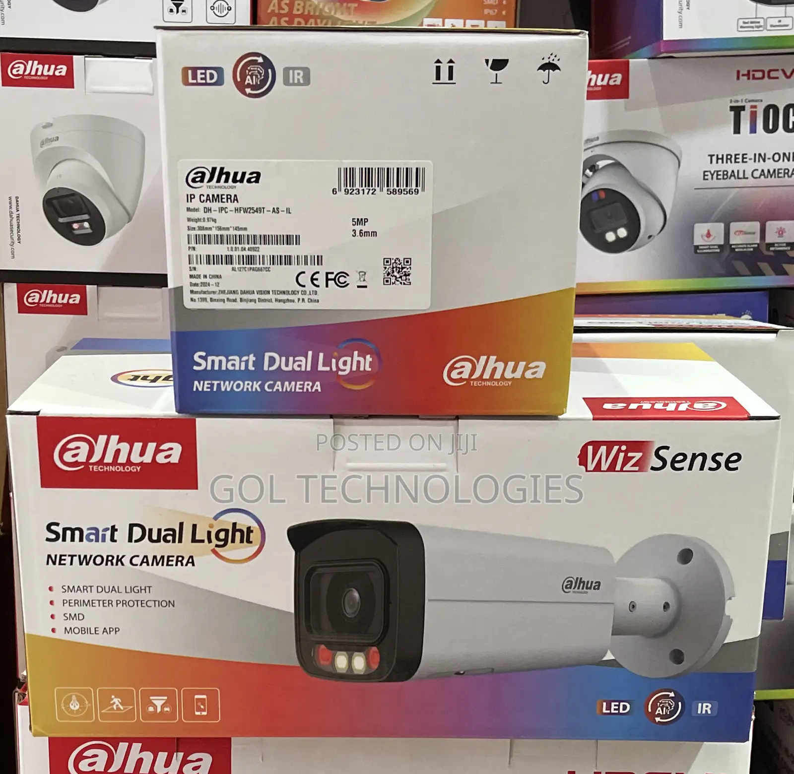 Dahua Wizsense 5mp Ip Camera Dh - Ipc - Hfw2549t - As - Il Audio