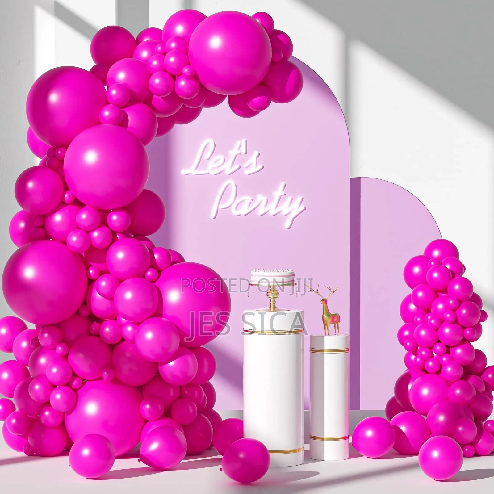 Balloon Decorations Backdrop