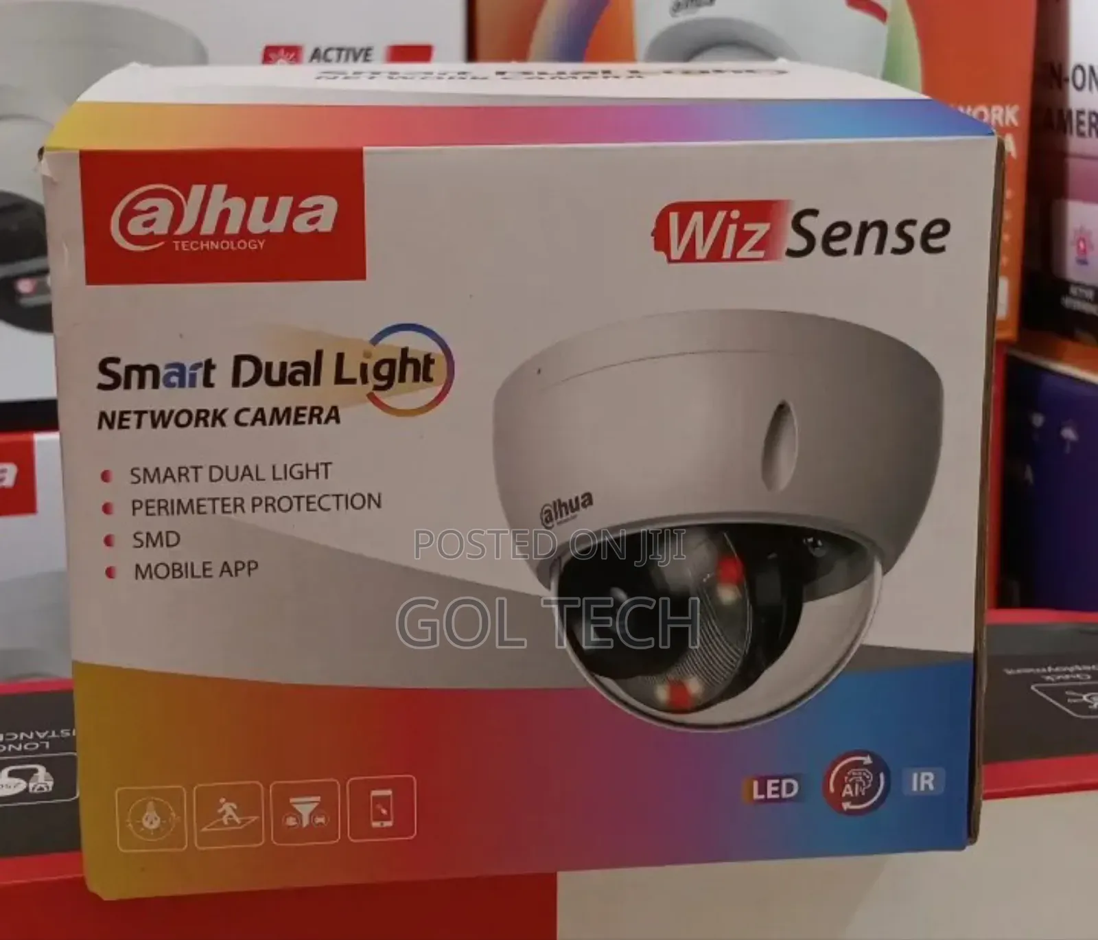 Dahua Smart Dual Light Ip Camera Wizsense 5mp 2.8mm SMD Network Camera