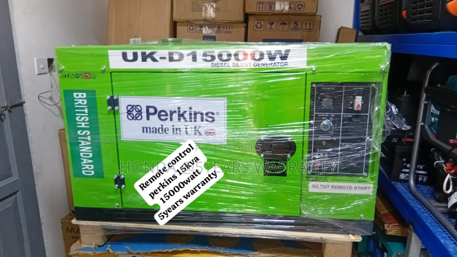 15000watt Remote 15kva Perkins Diesel Generator