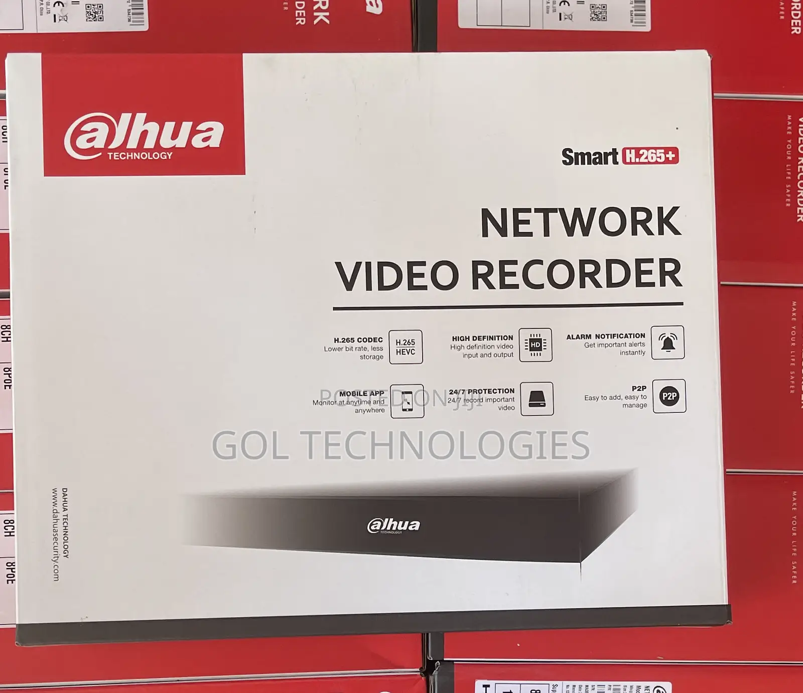 Dahua 8ch Poe NVR Network Video Recorder Dhi - Nvr1108hs- 8p - S3/H